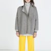Palton Zara Handmade Gri